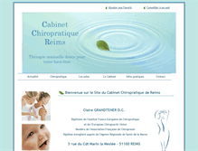 Tablet Screenshot of chiropratique-reims.fr